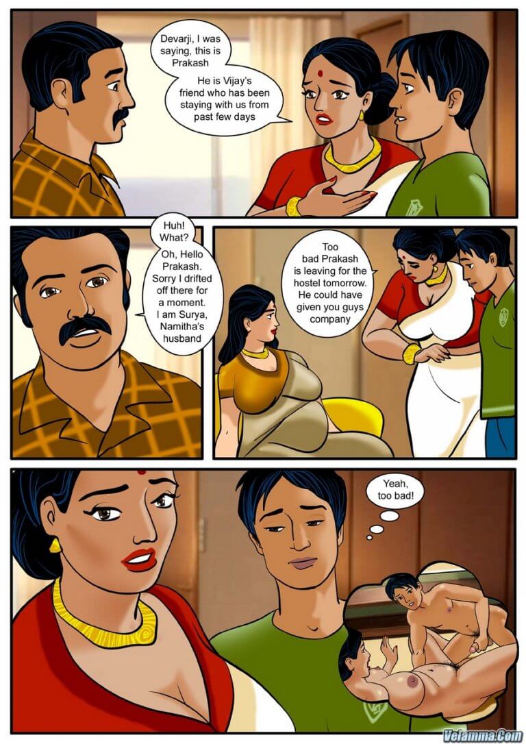 Velamma - Episode 3 - How far would you go for your family? - Panel 003
